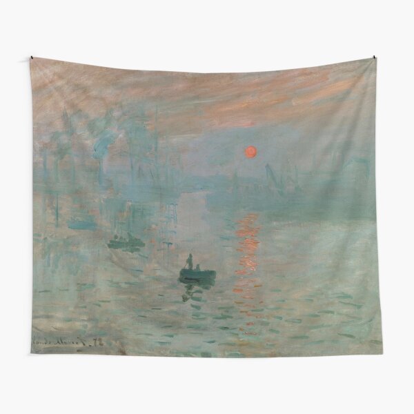 Claude Monet, French Painter - Impression, Sunrise Tapestry