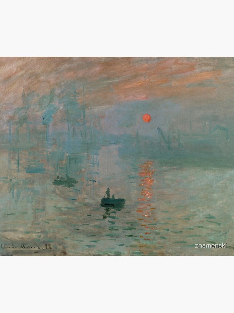 Claude Monet, French Painter - Impression, Sunrise by znamenski
