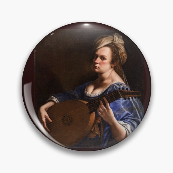 Item preview, Self-Portrait as A Lute Player by Artemisia Gentileschi designed and sold by Amanda1775.
