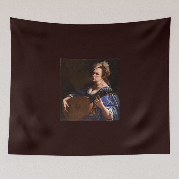 Item preview, Self-Portrait as A Lute Player by Artemisia Gentileschi designed and sold by Amanda1775.