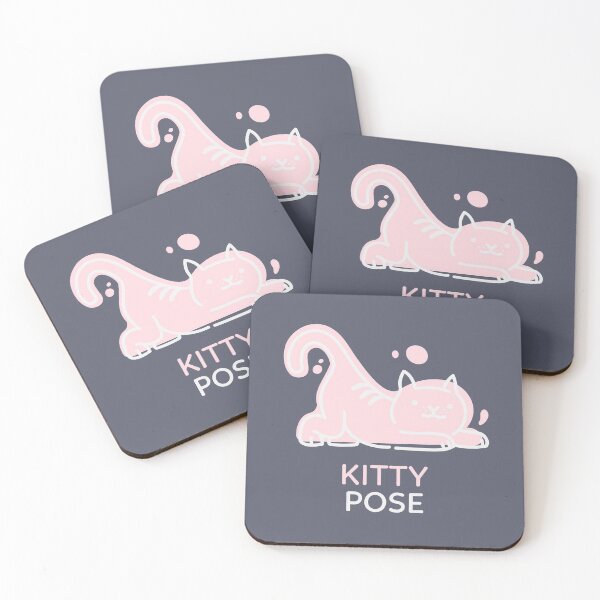 Item preview, Kitty yoga asana - Yoga cat Kitty pose - Gift for yoga lovers designed and sold by TamGustam.