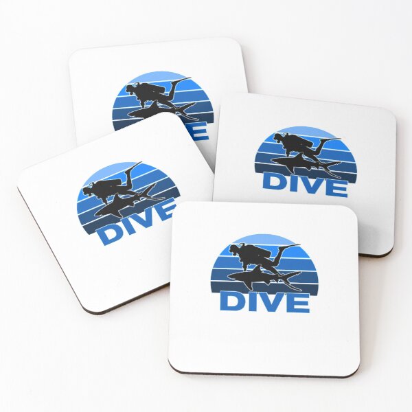Item preview, Scuba Diving Shark Diving Dive designed and sold by CristinaKarman3.