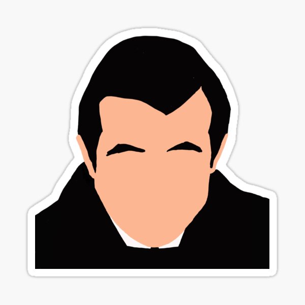 Dracula - Claes Bang Illustration Sticker