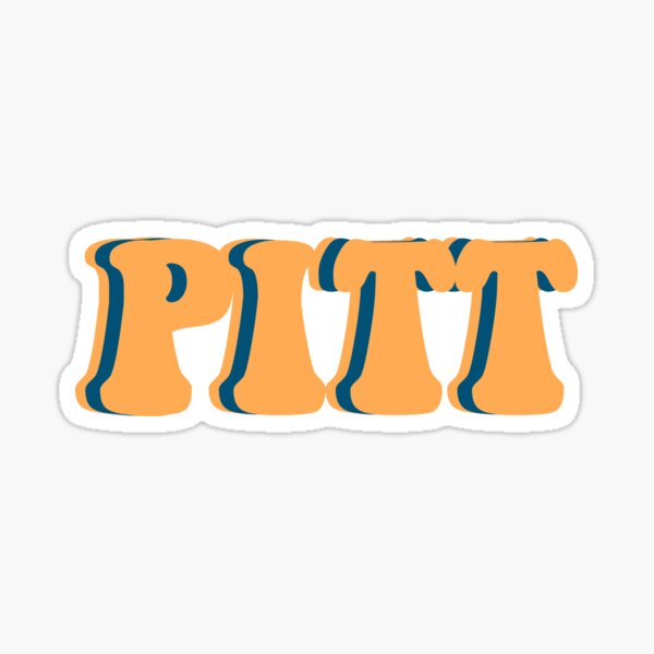 "Pitt" Sticker by Avablumer Redbubble