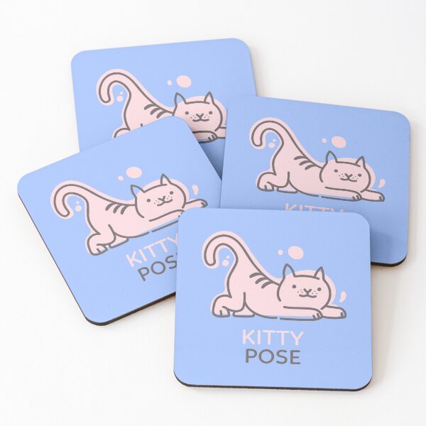 Item preview, Kitty yoga asana Yoga cat Kitty pose - Funny yoga gift - Gift for yoga lovers designed and sold by TamGustam.