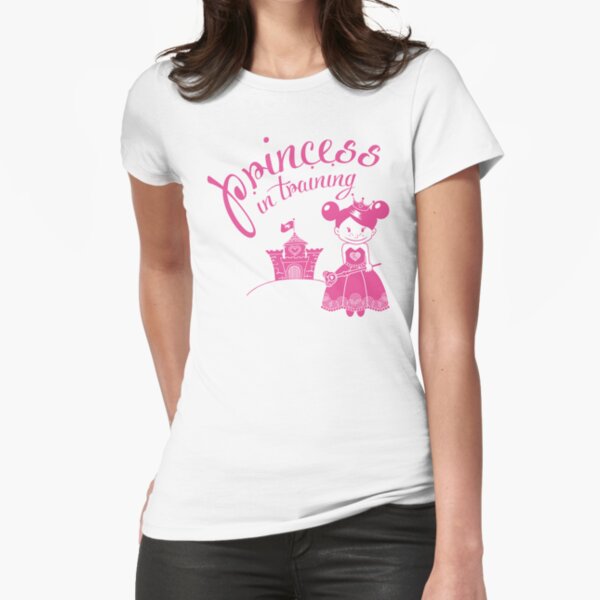 Prinzessin im Training Tailliertes T-Shirt