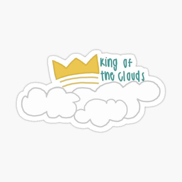 king of the clouds Sticker