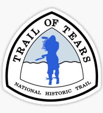 Trail of Tears Trail Sign, USA Sticker