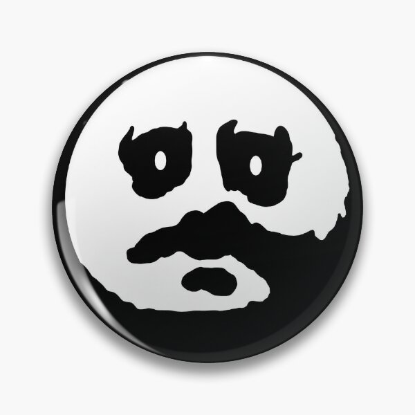 Cursed Emoji Button Pinback Badge Meme 45 Mm 