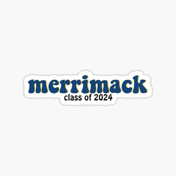 Merrimack College Class Of 2024 Sticker By Mayaf08 Redbubble   St,small,507x507 Pad,600x600,f8f8f8 