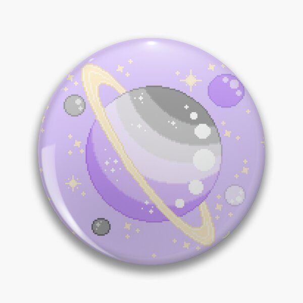 Item preview, Asexual Pride Pixel Planet designed and sold by Stardust-Specks.