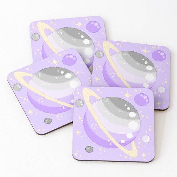 Item preview, Asexual Pride Pixel Planet designed and sold by Stardust-Specks.