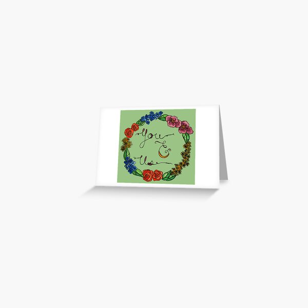 You and Us Greeting Card