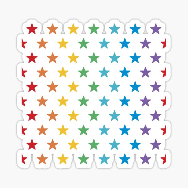 Rainbow Stars | Bright Sticker