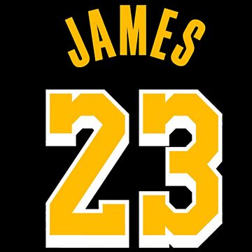 Lebron James 23 Sticker for Sale by travisyossi