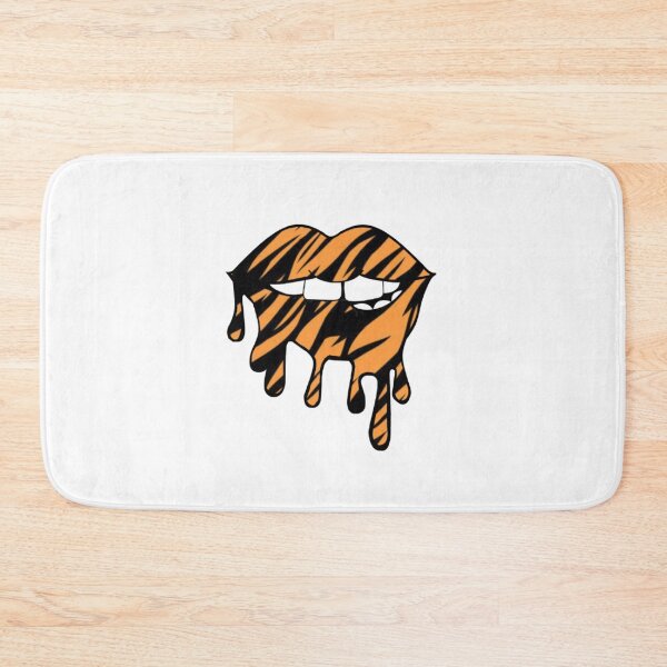 Item preview, Tiger Striped Dripping Bite Lip Design 1 designed and sold by rieriecoils1.