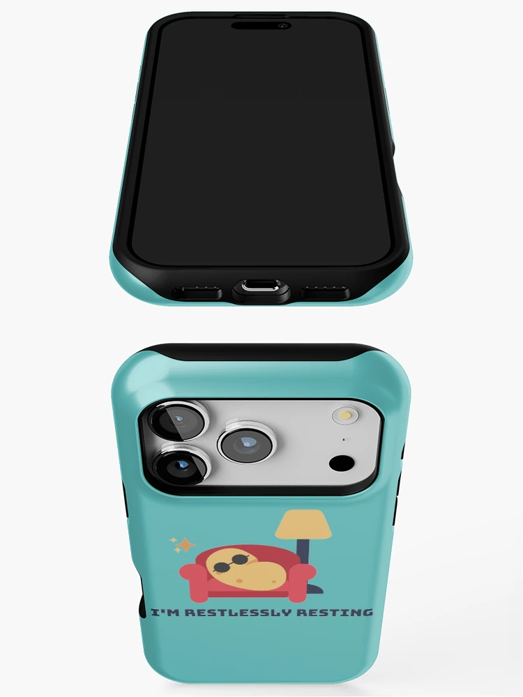 Thumbnail 3 of 4, iPhone Case, I'M RESTLESSLY RESTING designed and sold by Mochaprints.