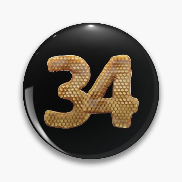 Item preview, 34 Number 3d Honey Numbers Font designed and sold by HelloFromAja.