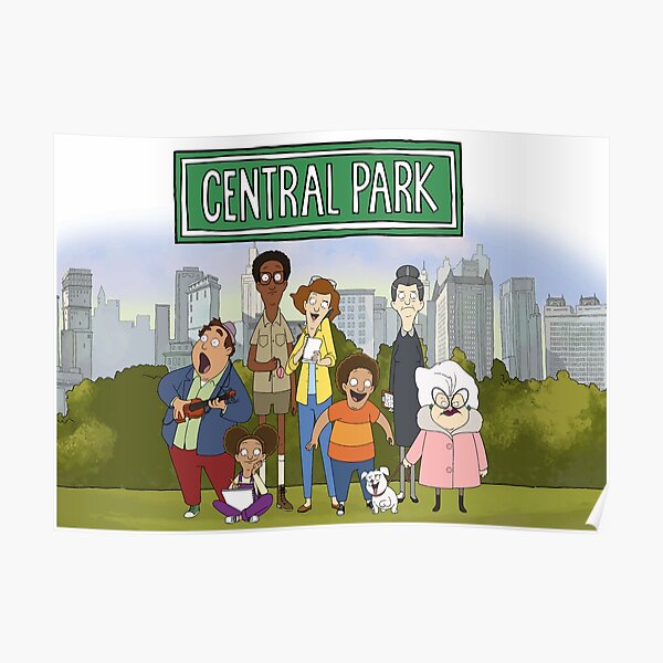 Central Park Tv Show - All Characters Poster