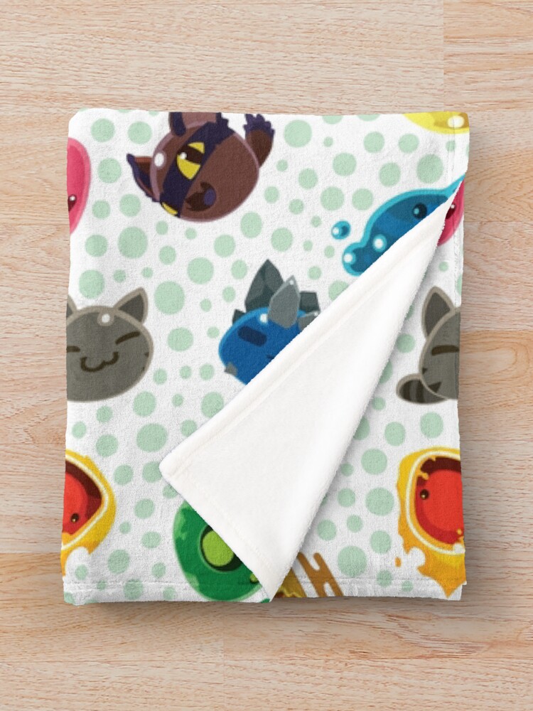 Alternate view of Cute Slime Rancher Pattern Throw Blanket
