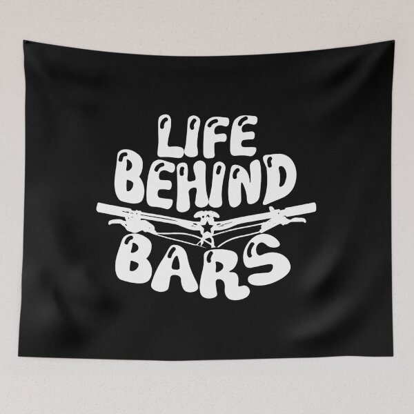Item preview, Life Behind The Bars - Mountain Biking Trail Shirt designed and sold by biNutz.