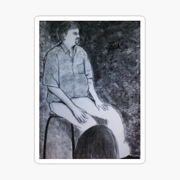 Seated Figure - Nick Sticker