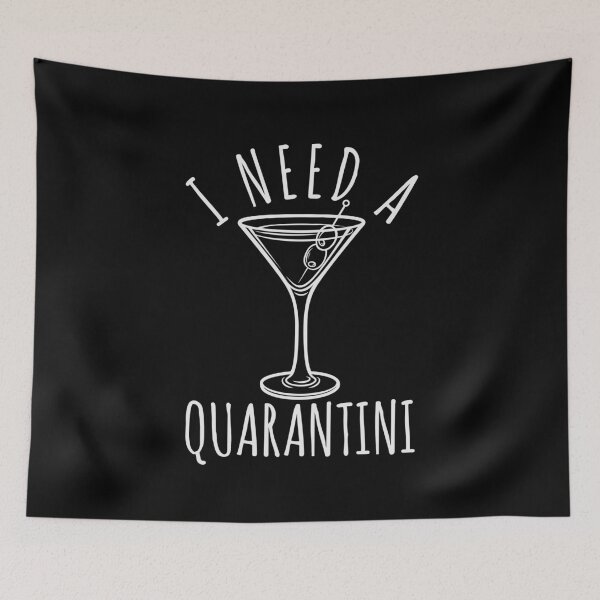 Item preview, I Need A Quarantini - Quarantine Cocktail designed and sold by Maria Garcia.