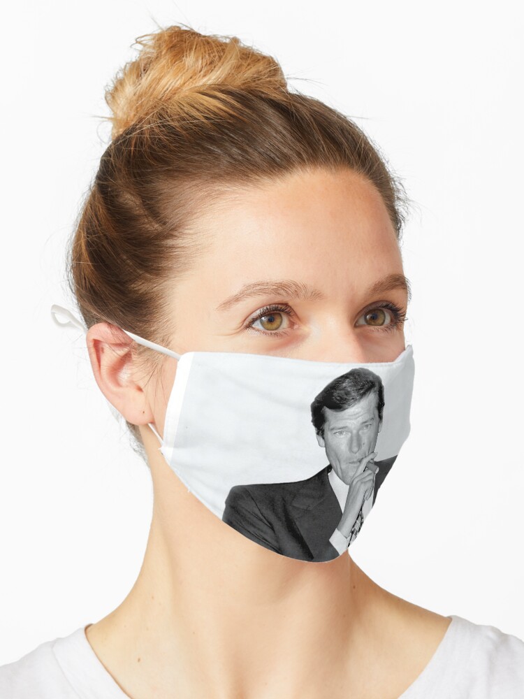 præst Pickering kapital SIR ROGER MOORE " Mask for Sale by coolpicstaken | Redbubble