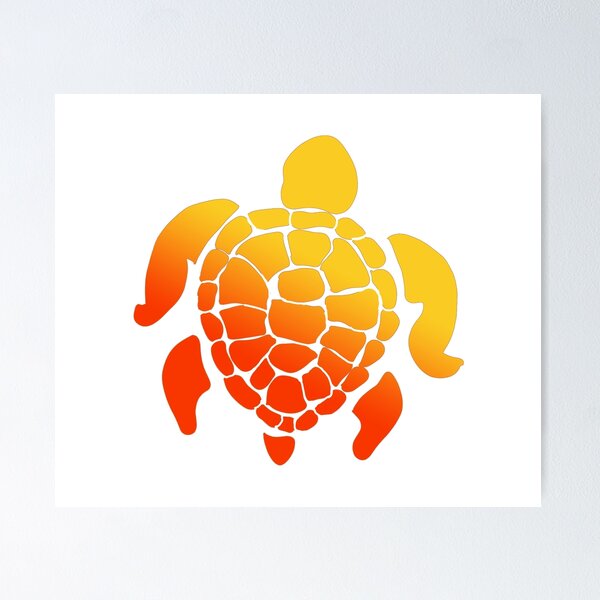 Item preview, Sunset Sea Turtle Stickers pack and Tshirts designed and sold by ChezM1989.