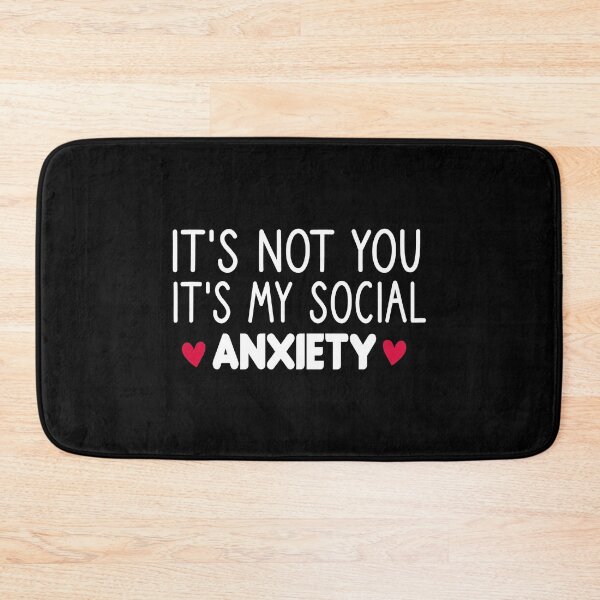 Item preview, It's not you It's my social anxiety : tee gift women sayings cool women tees ladies tees men designed and sold by Chamssou.