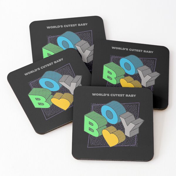 Item preview, World's Cutest Baby BOY- Isometric Letters designed and sold by joabaj.