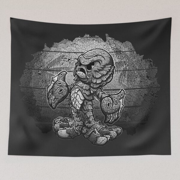 Item preview, Creature's Lagoon (B&W Distressed) designed and sold by indiespiv90.