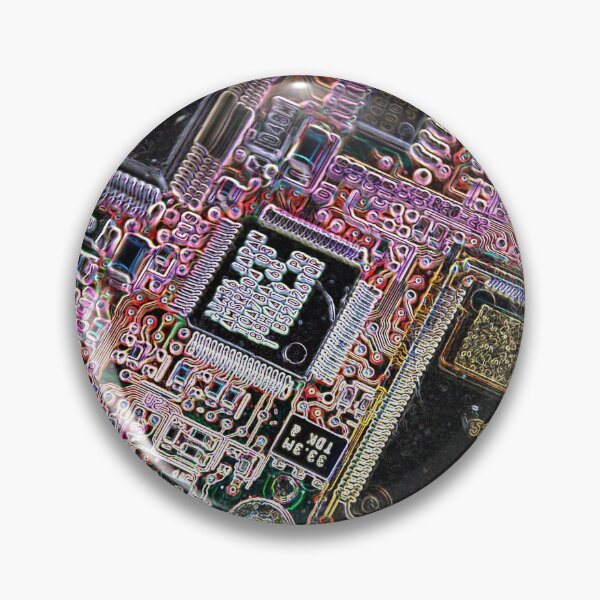 Item preview, Technology as digital neon pop art designed and sold by Your Happy Life.