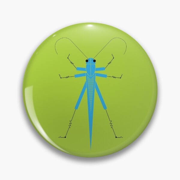 Item preview, Patience Grasshopper - Blue by UCO Design designed and sold by UCO  School of Design.