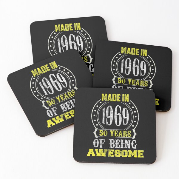 Item preview, Made In 1969 50 Years Of Being Awesome Birthday designed and sold by tshirtexpressiv.