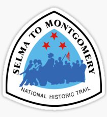 Selma to Montgomery Trail Sign, Alabama, USA Sticker