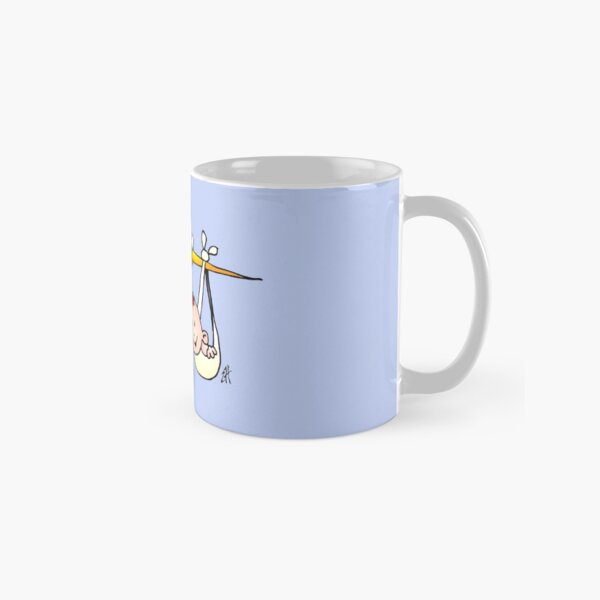 Stork with baby Classic Mug
