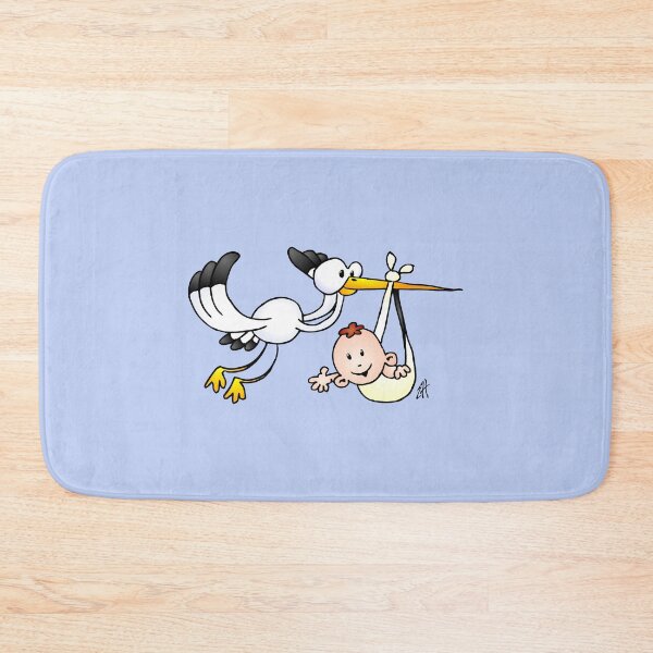 Item preview, Stork with baby designed and sold by cardvibes.