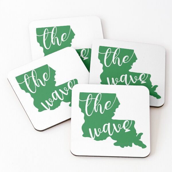 Item preview, Louisiana Green Wave Sticker  designed and sold by gracecmoh.