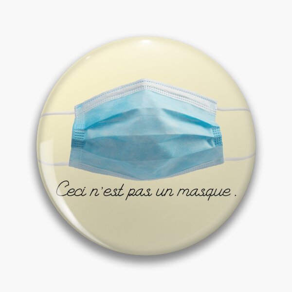 Item preview, Ceci n'est pas un masque. designed and sold by eightkingdoms.
