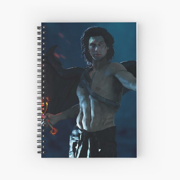 When A Dark Angel Falls Spiral Notebook