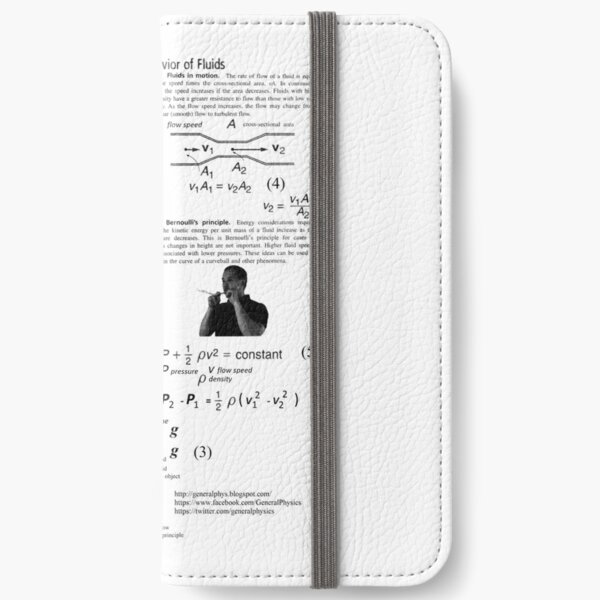 General Physics, Chapter 9, The Behavior of Fluids iPhone Wallet