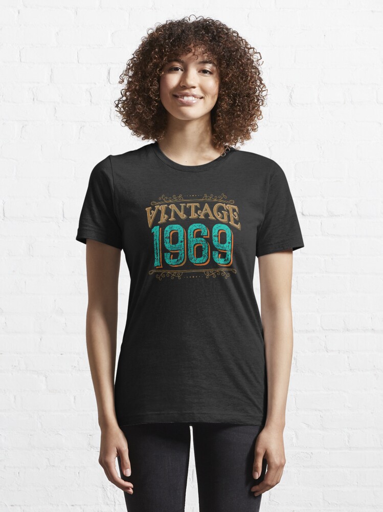 Alternate view of Distressed Vintage 1969 Birthday Essential T-Shirt