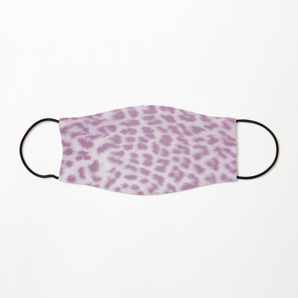 Lavender leopard print Mask