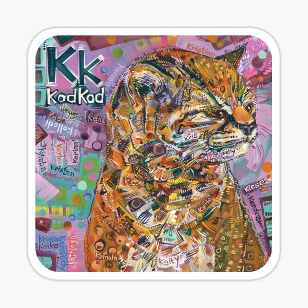 K Is for Kodkod - 2020 Sticker