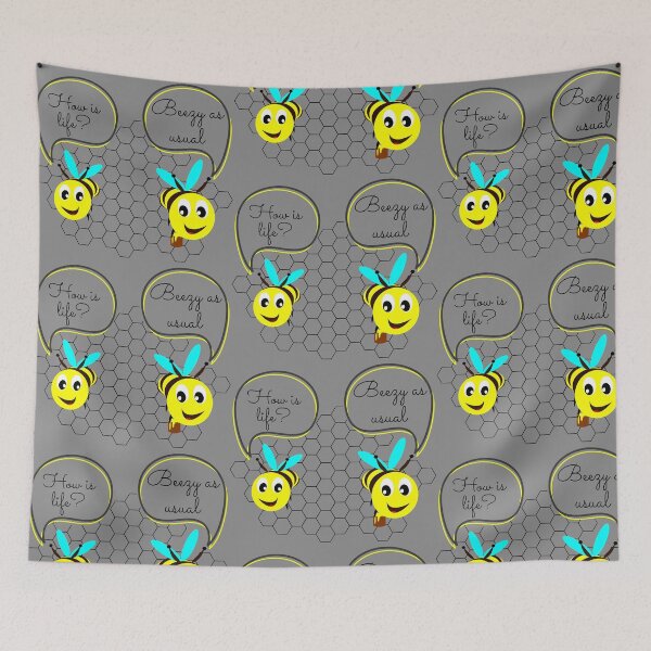Item preview, Funny Busy Bee designed and sold by LouKii.