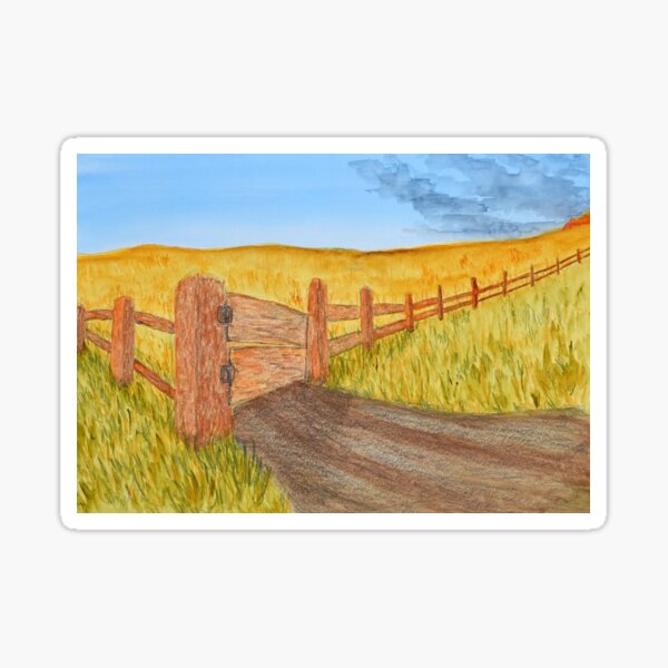 Fire on the Horizon Sticker