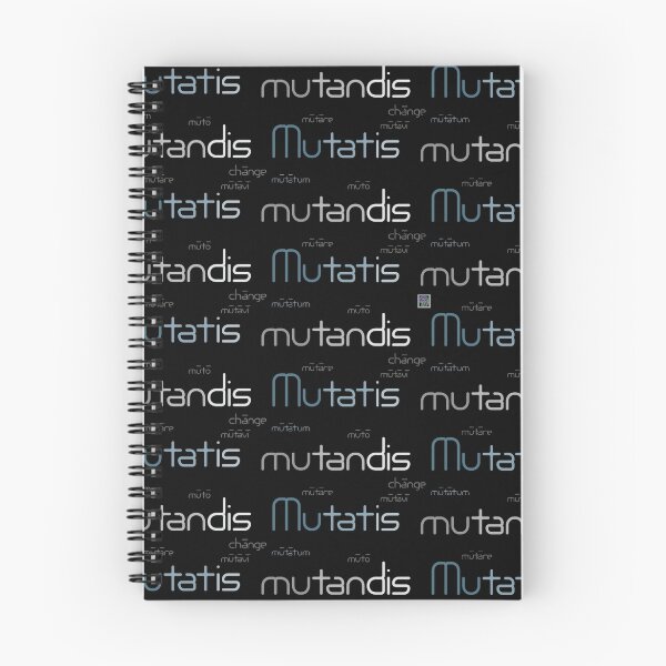 Item preview, "Mutatis Mutandis"© designed and sold by Lisa Clark - Thinker Collection STEM Art and MORE.