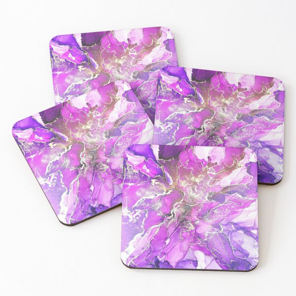 Item preview, Alcohol Ink deep purple designed and sold by SandraWildArt.