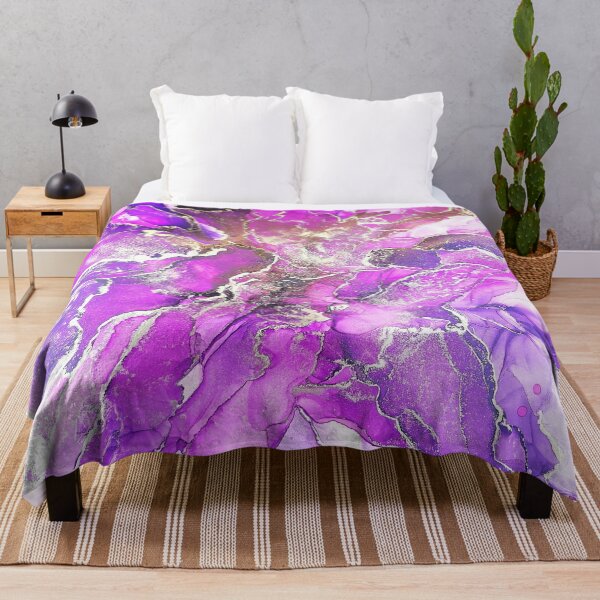 Item preview, Alcohol Ink deep purple designed and sold by SandraWildArt.